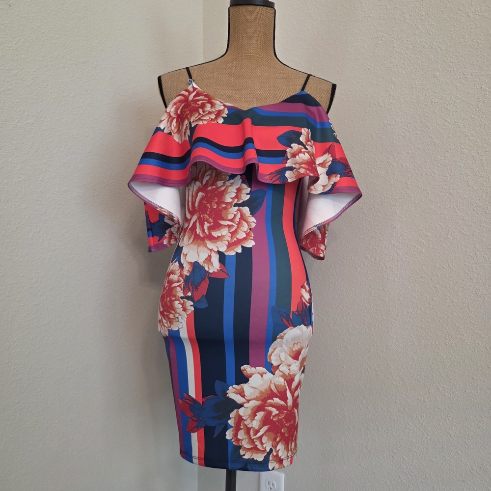 Floral Off-Shoulder Dress